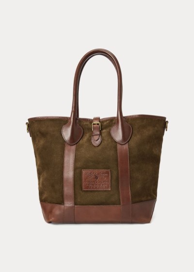 Polo Ralph Lauren Heritage Suede Tote Bag Herre Danmark (YPORQ7143)